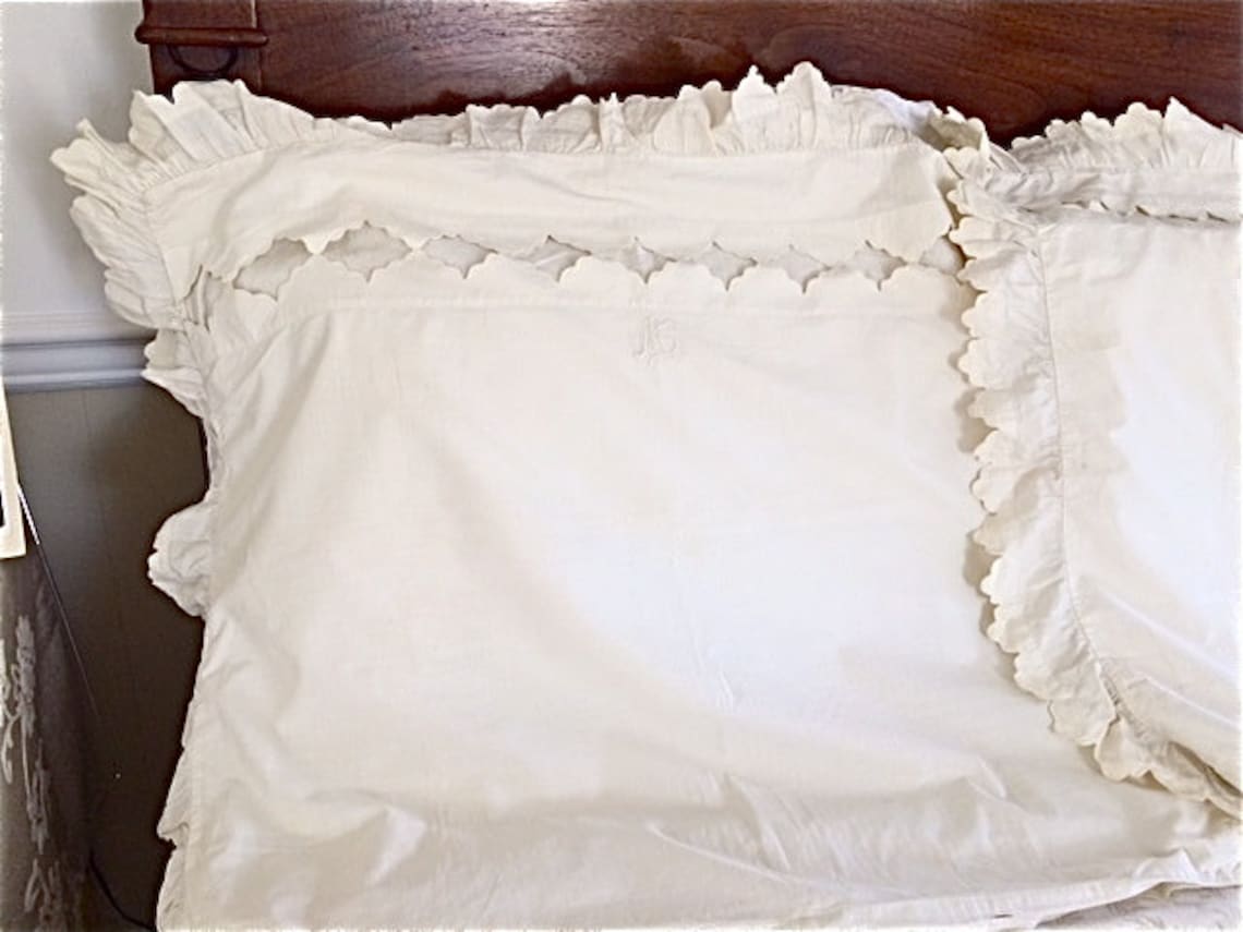 Victorian French Pillow Shams Etsy
