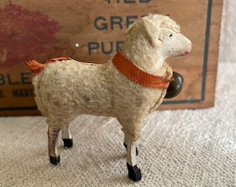 Antique Wooly Putz Sheep - Etsy