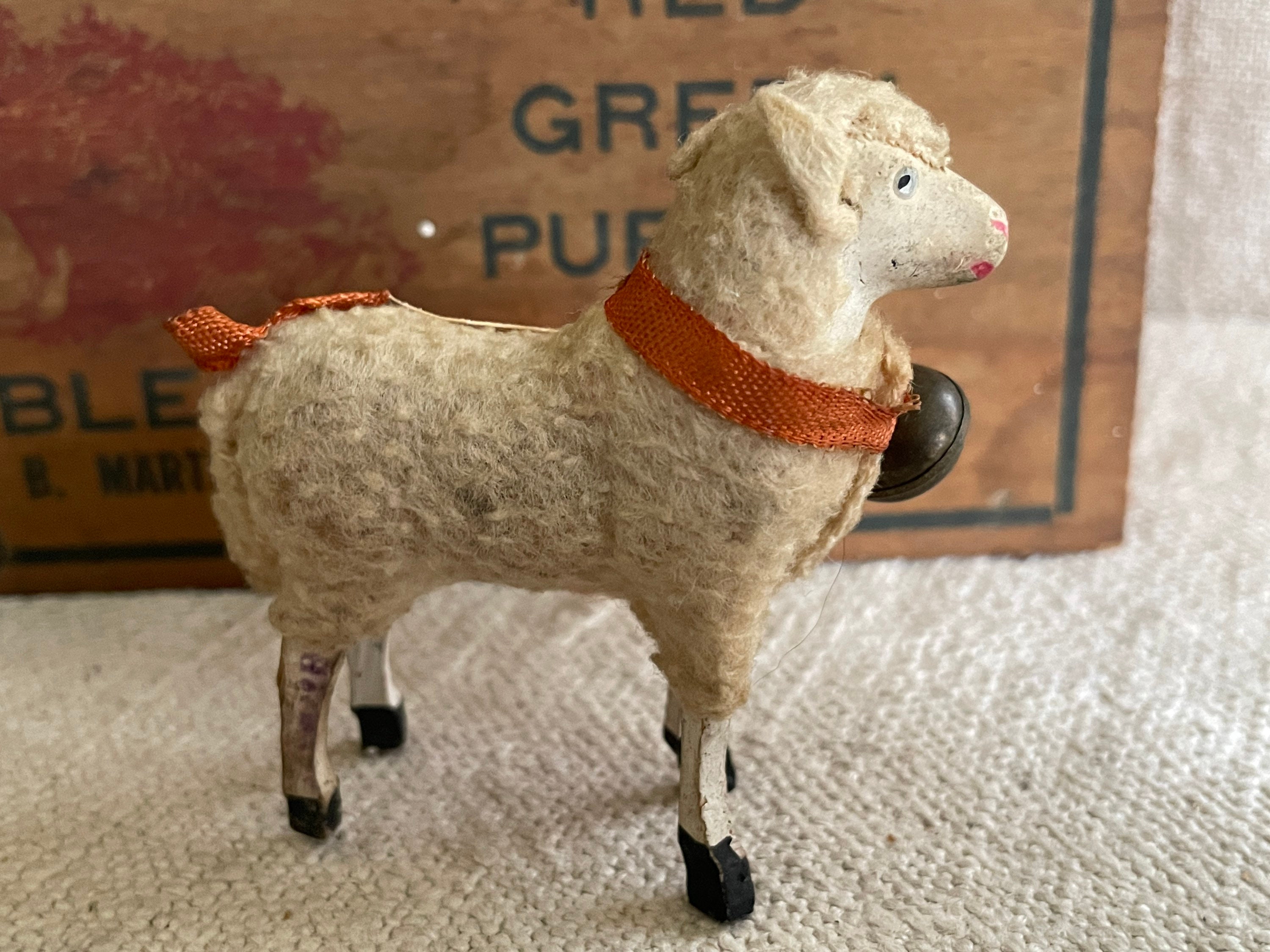 Antique Wooly Putz Sheep - Etsy
