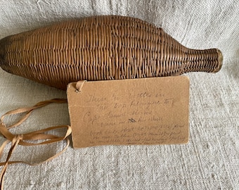 Antique Glass Flask with Provenance