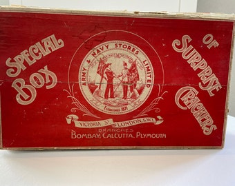 Antique Christmas Poppers Box