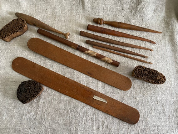 Antique Wooden Corset Busk - image 9