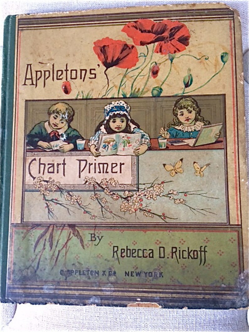 Vintage Victorian Primer School Book image 1