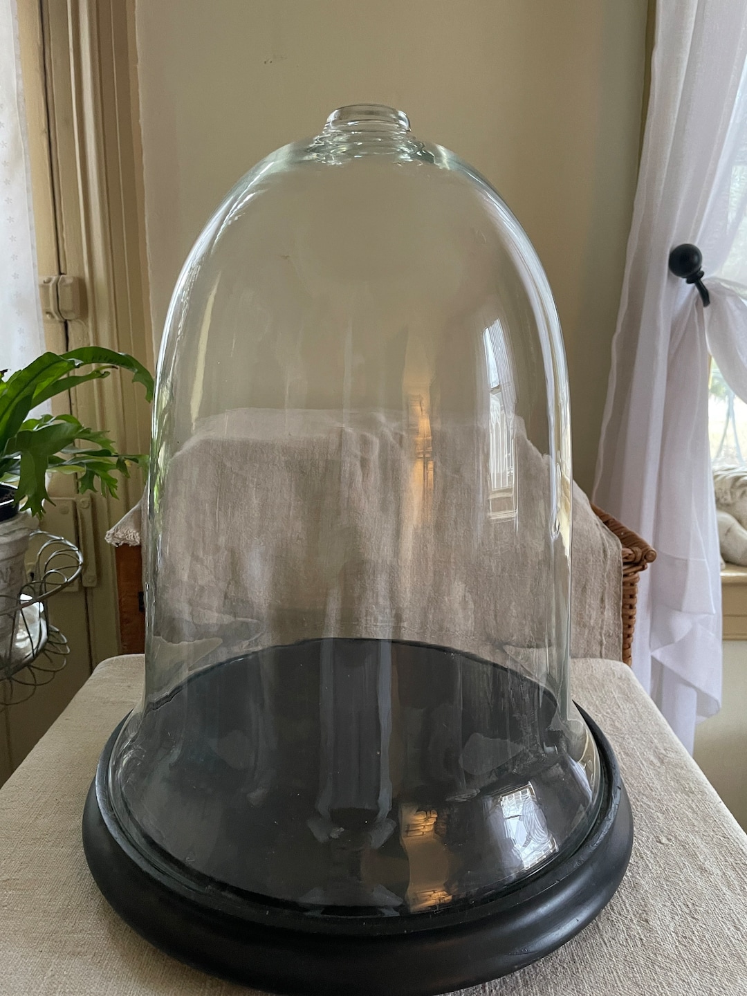 Antique Glass Cloche Extra Large Etsy