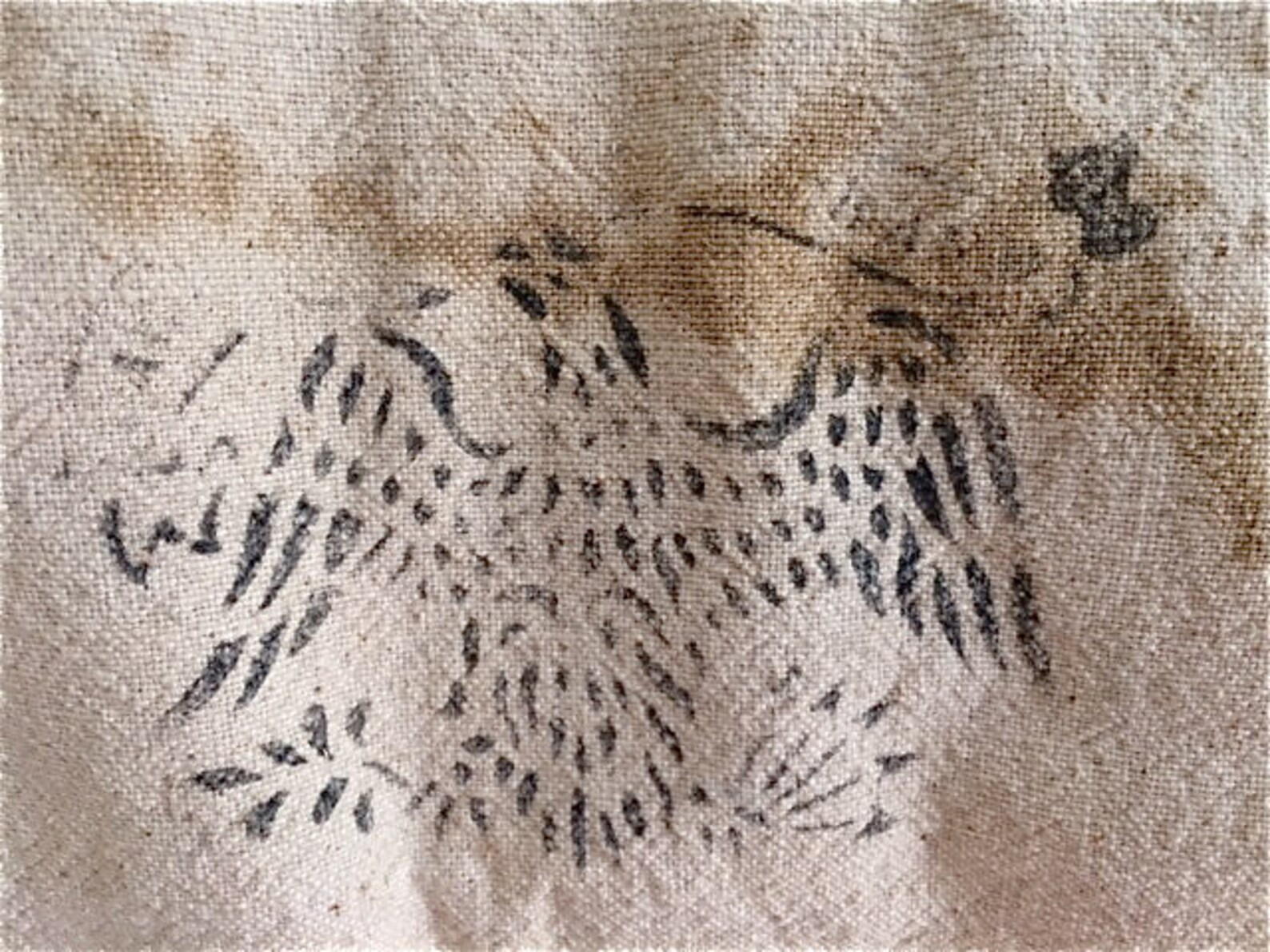 Vintage Grain Bag With Original Eagle Bag Stamp Etsy