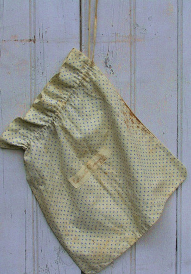 Antique Calico Reticule image 2