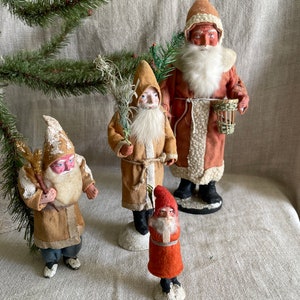 Antique Composition Santa - Etsy