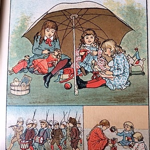 Vintage Victorian Primer School Book image 4