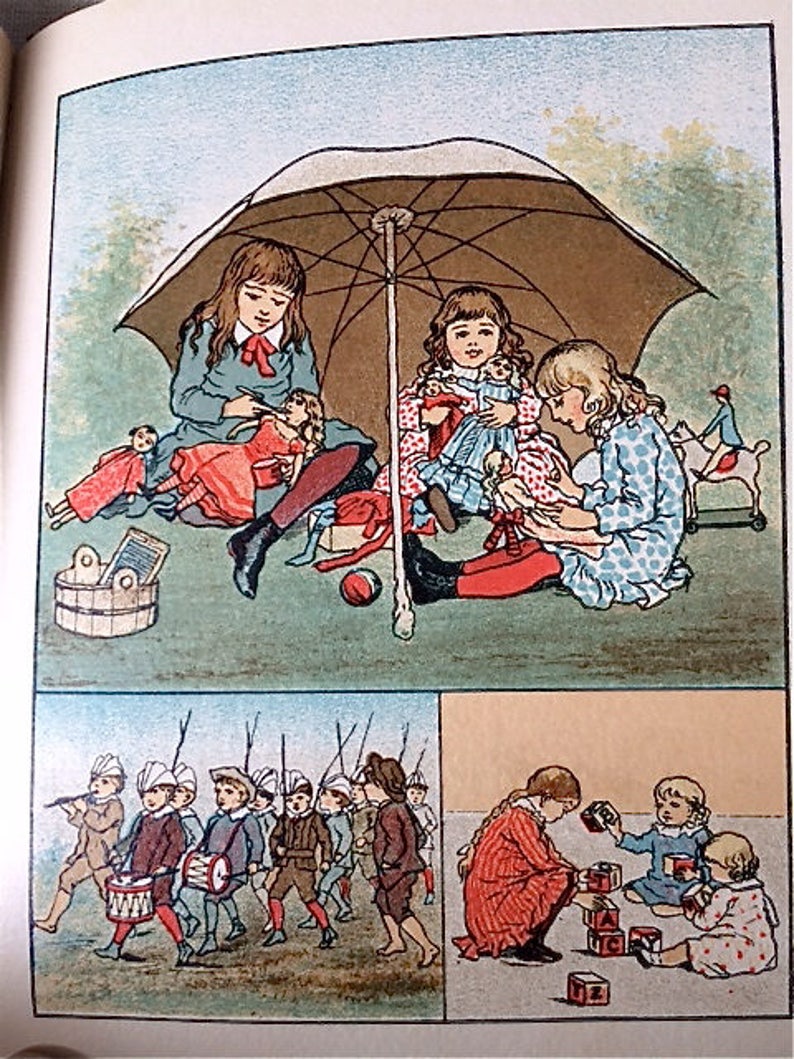 Vintage Victorian Primer School Book image 4