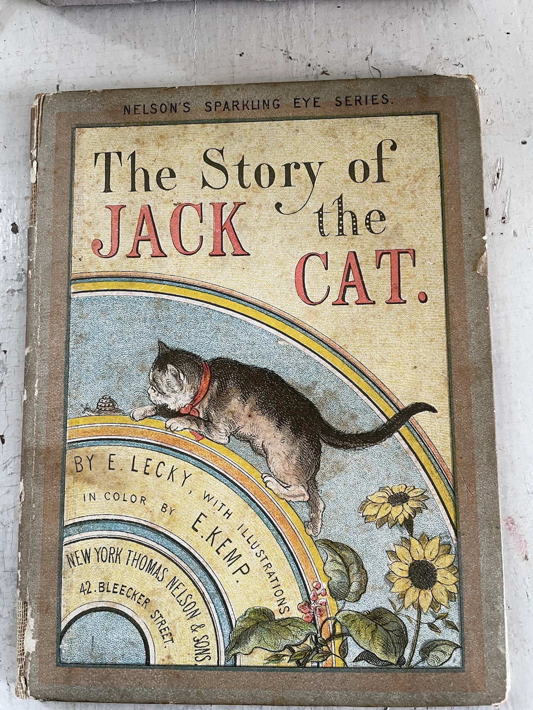 Antique Children's Book With Cats - Etsy