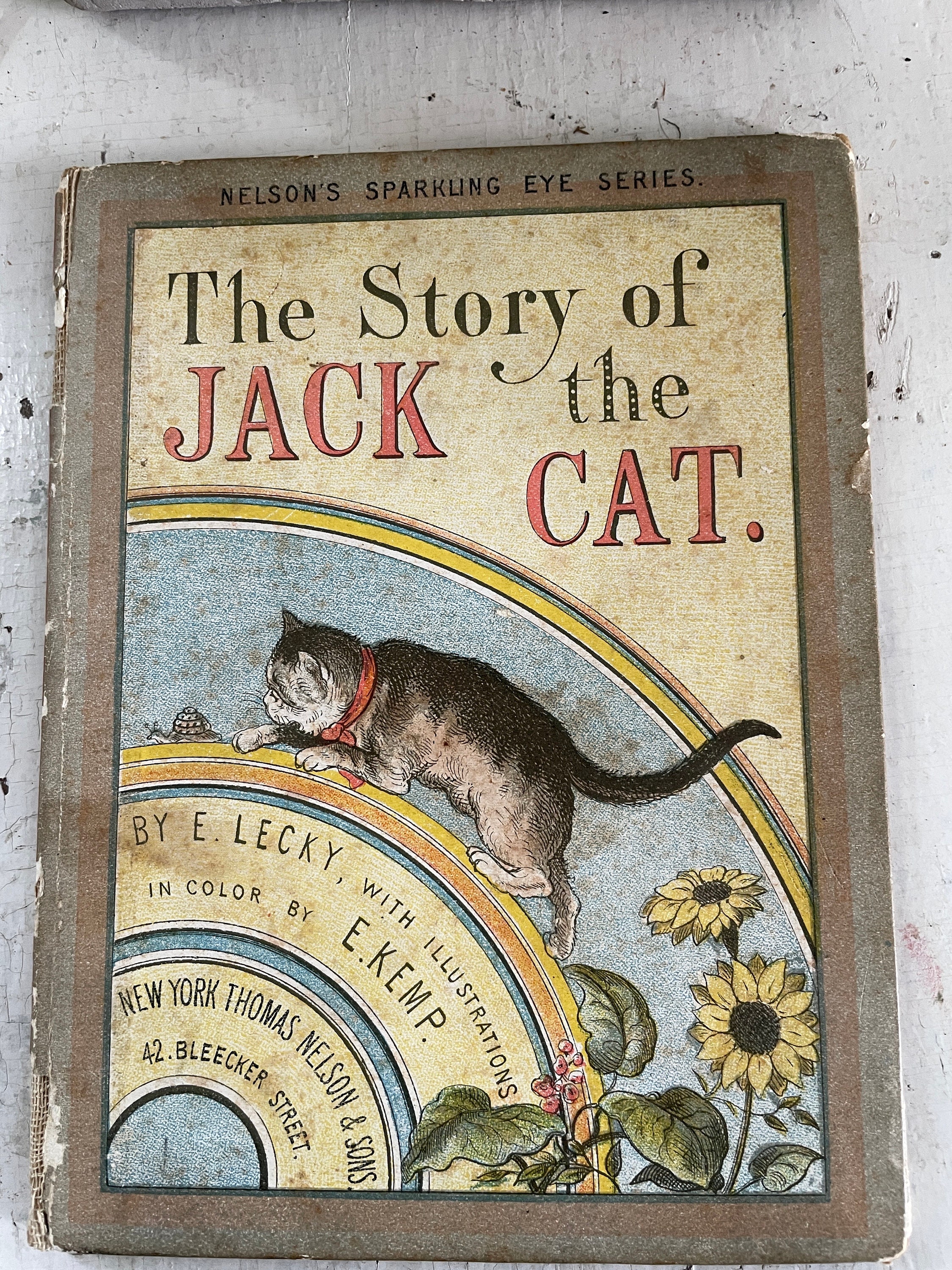 Antique Children's Book With Cats - Etsy