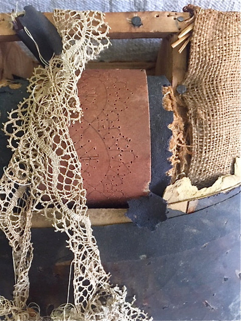 Antique Primitive Lace Making Pillow Etsy