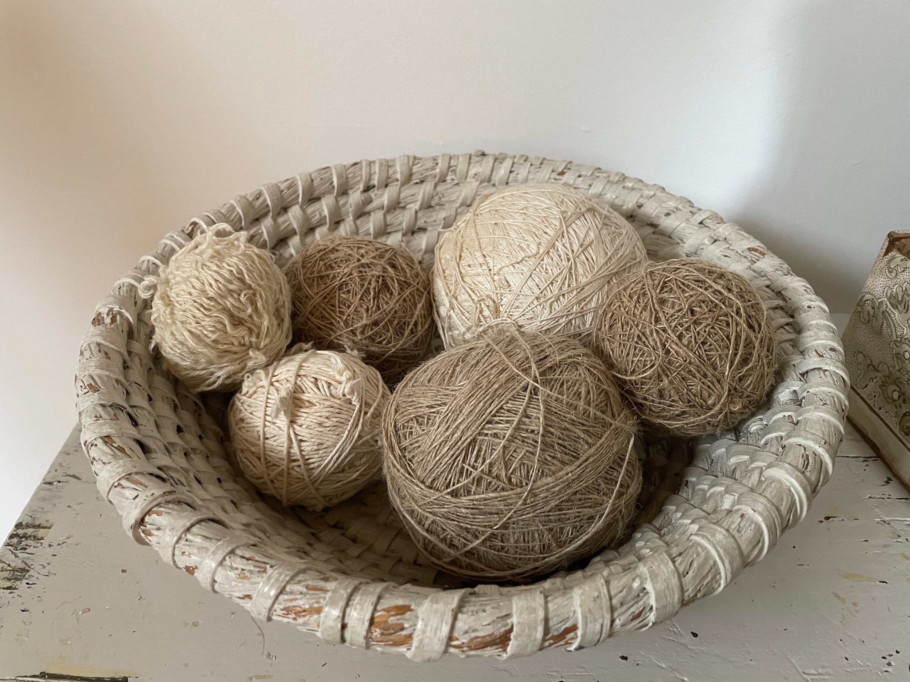 Antique Linen Thread Balls - Etsy