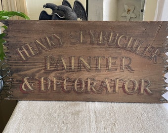 Antique Painter’s Sign