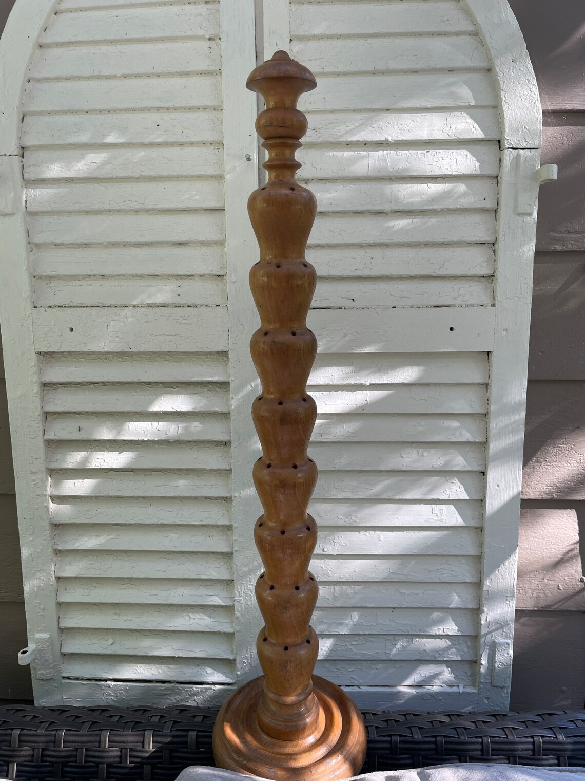 Antique Flag Holder and Flags Etsy