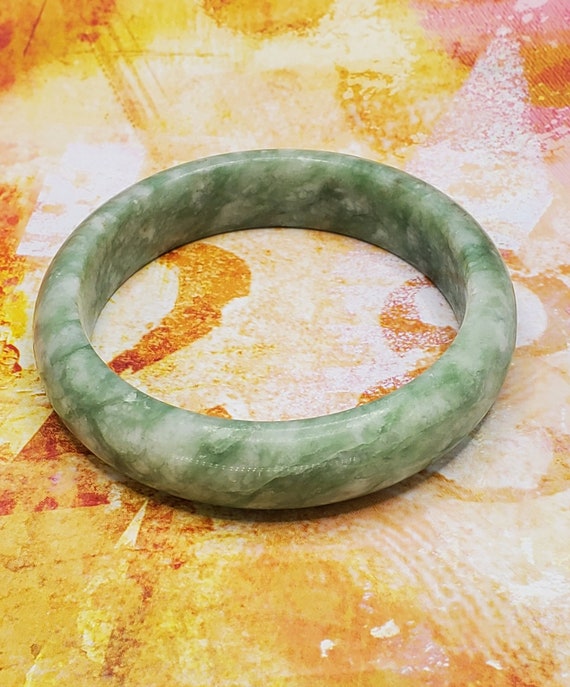 Vintage Jade Bracelet Natural Burmese