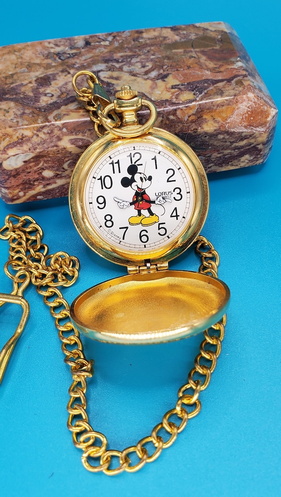 Disney Lorus Mickey Mouse Pocket Watch