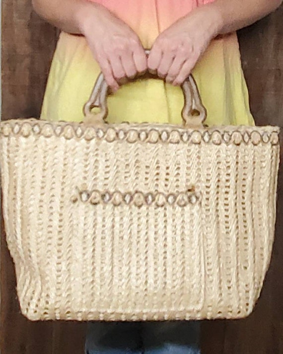 Vintage Basket Bag/Purse - image 3