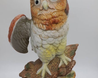 Vintage Porcelain Owl