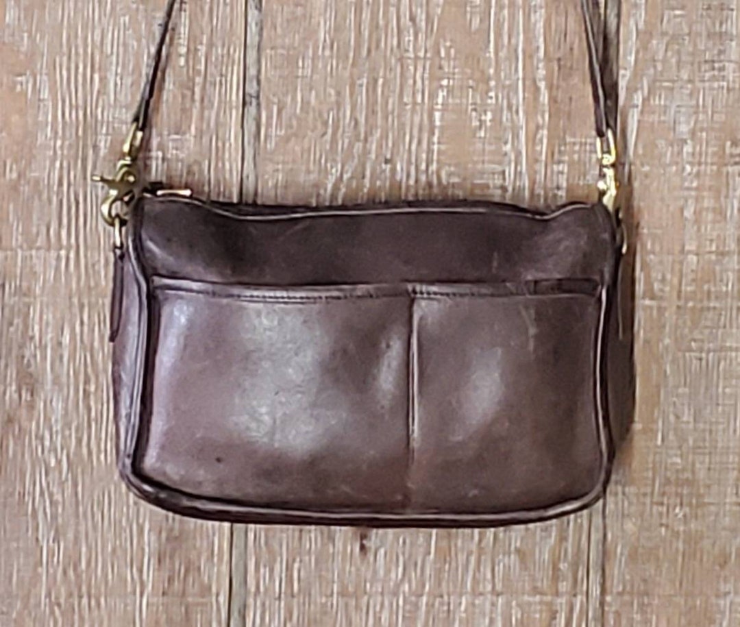Vintage Coach Leather Crossbody Purse Italia