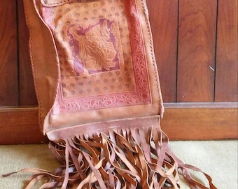 Leather Boho Style Purse