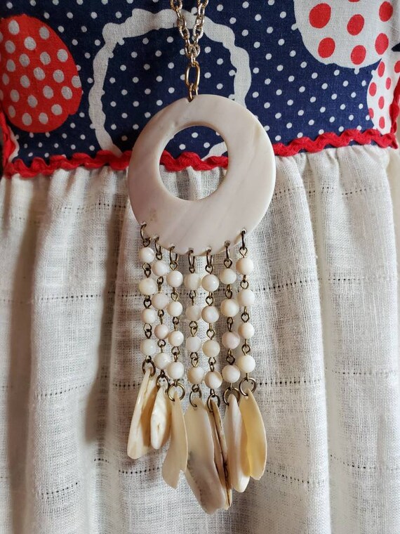 Boho Shell Tassel Necklace