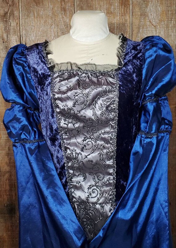 Vintage Blue Renaissance Dress