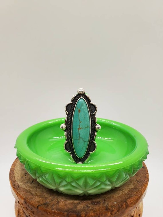 Turquoise and Silver Ring