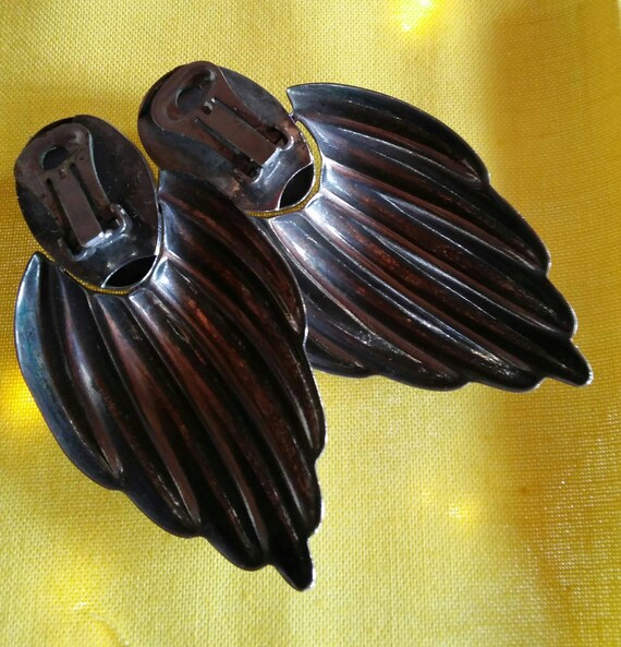 Boho Style Silver Earrings - image 2