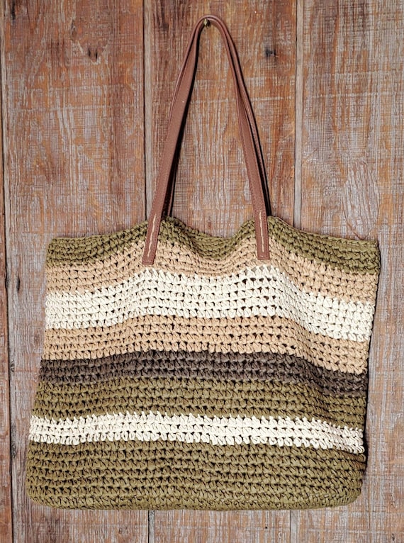 Raffia Style Tote - image 1