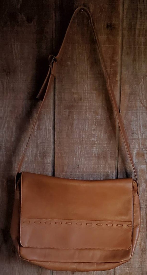 Vintage Brown Breifcase Messenger Style Bag
