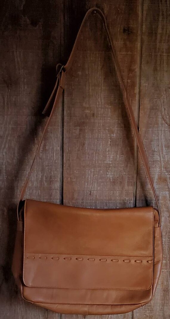 Vintage brown messenger bag Gem