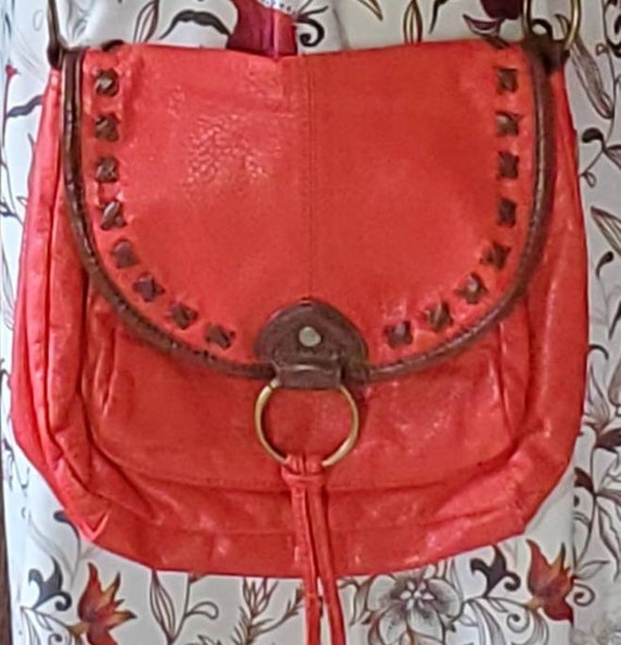 Vintage Hobo Style Messenger Bag - image 1