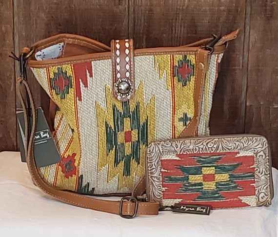 Southwestern Tapestry Purse and Wallet Set - image 1