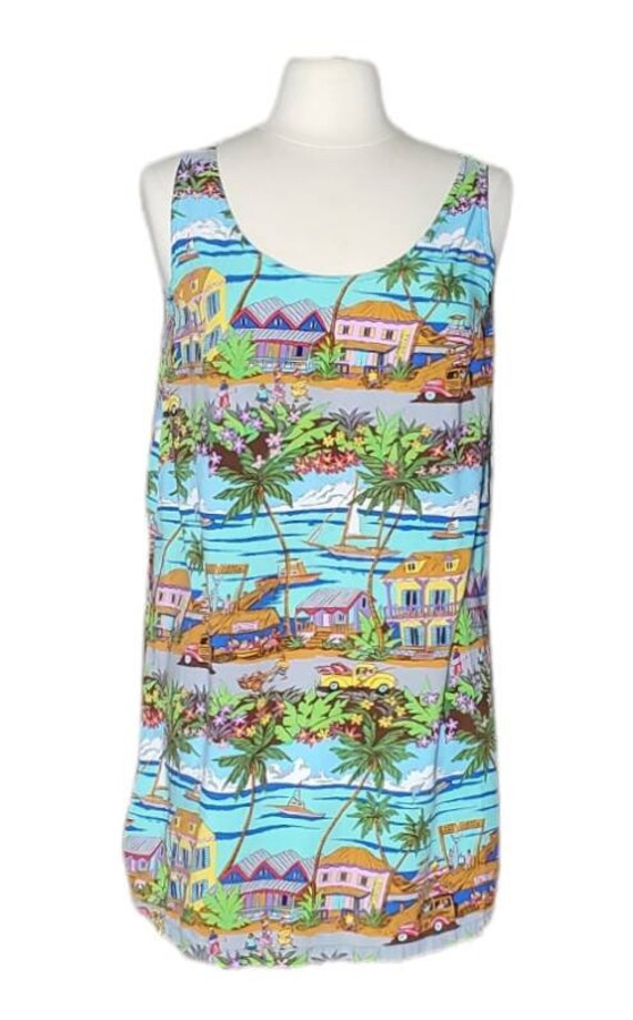 Vintage 1980s Graphic Beach Tank