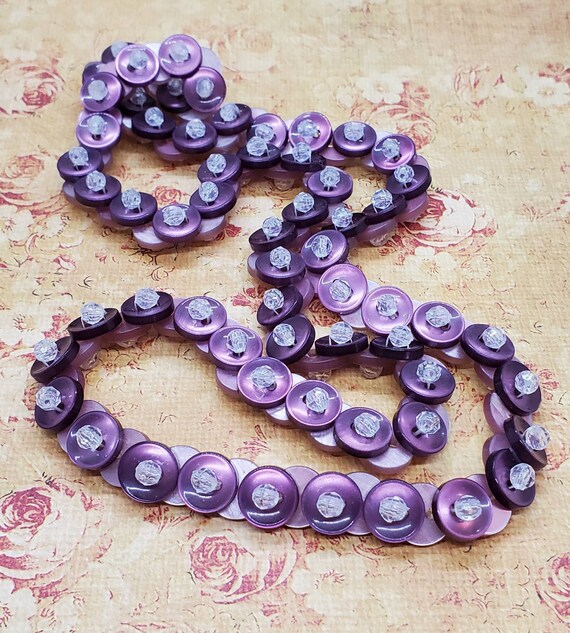 Vintage Twist A Bead 80s Necklace 11 Strands Multicol