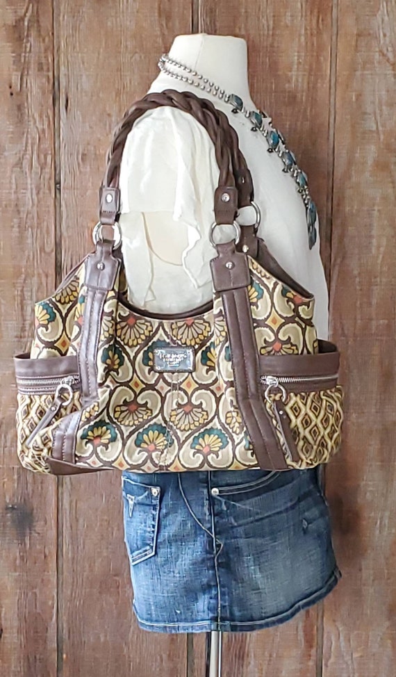 Vintage Relic Boho Tapestry Style Bag Gem