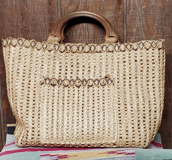 Vintage Basket Bag/Purse - image 5