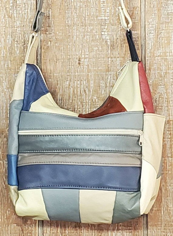 Leather Patchwork Purse