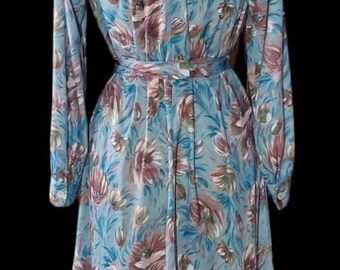 Vintage 1970s Floral Dress