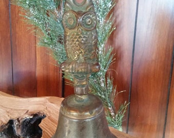 Brass Owl Bell