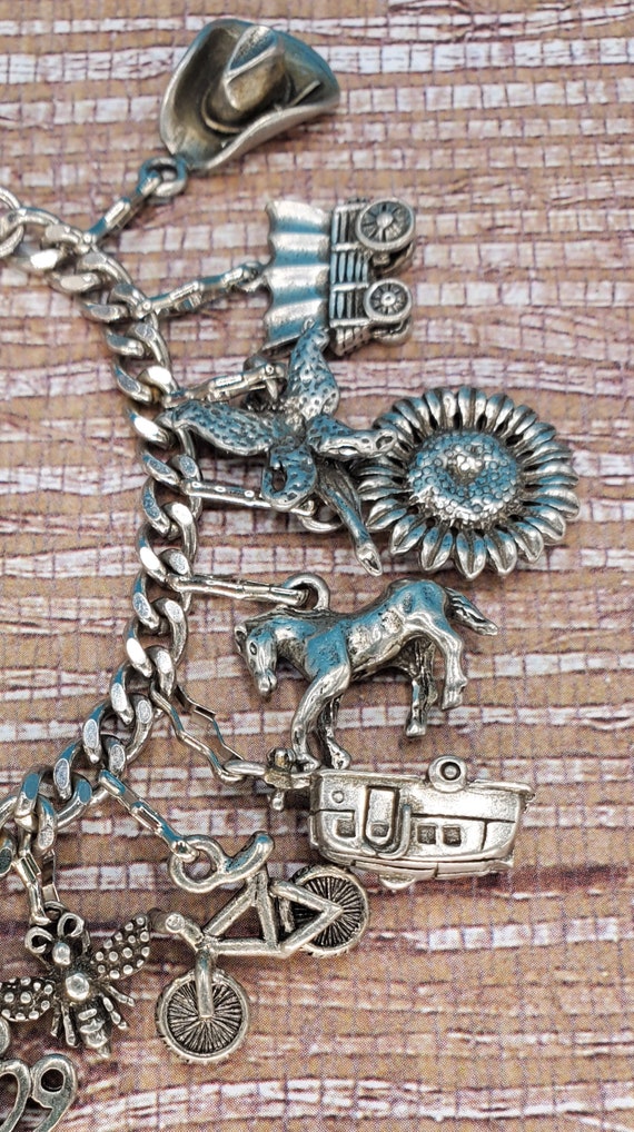 Charm Bracelet Vintage Western - image 3