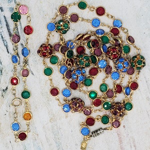 Vintage Swarovski Necklace and Bracelet Set