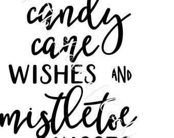 christmas silk screen stencils