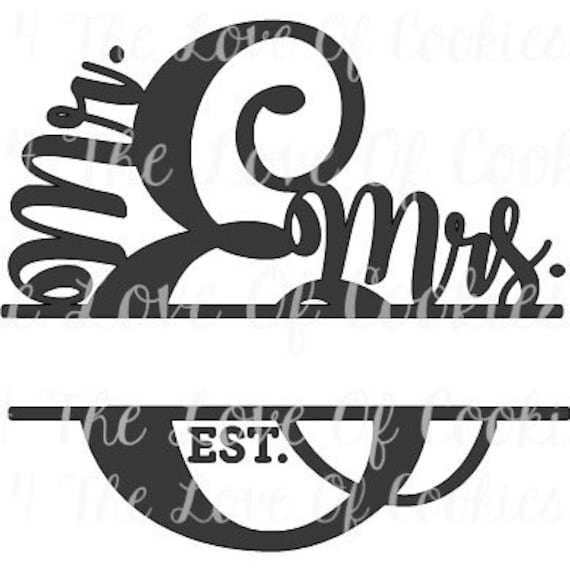 Mr &amp; Mrs Silk Screen Stencil mesh stencils silk screen stencil cookies ...