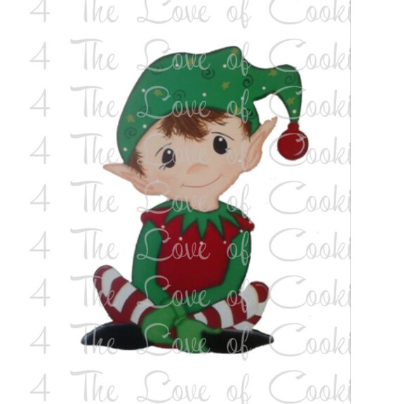 Elf Cookie Cutter Elf 3d Cookie Cutter Christmas Elf Cutter Etsy