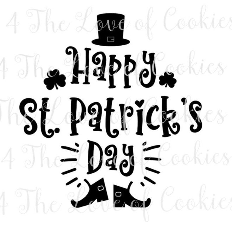 St Patricks Day Silk Screen Stencil Happy St Patricks Day - Etsy