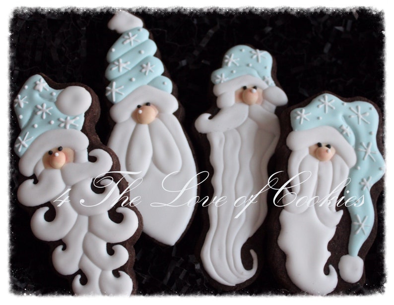 Santa Cookie Cutter Set Santa Vimeo Online Class Cookie Etsy