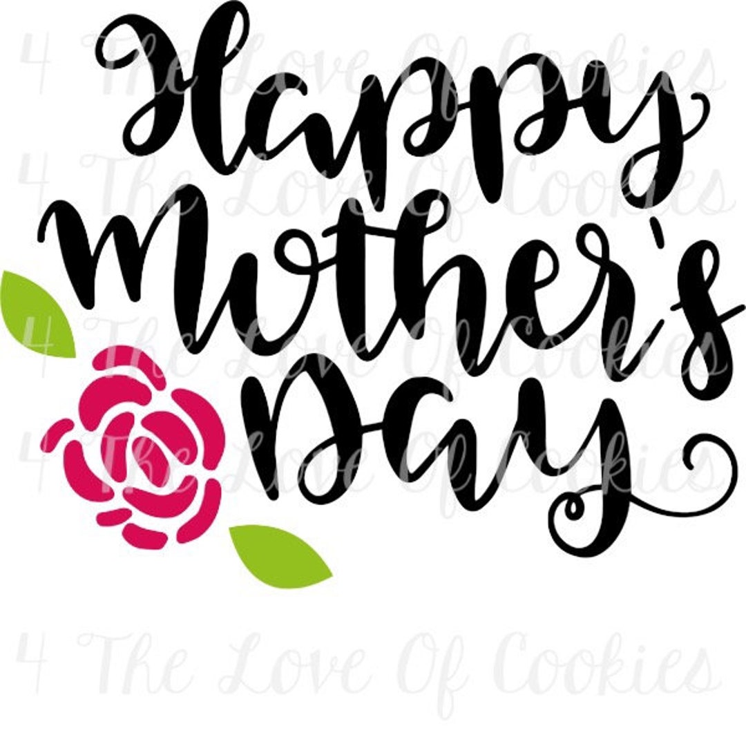 Happy Mother's Day Silk Screen Stencils Cookie Stencils - Etsy