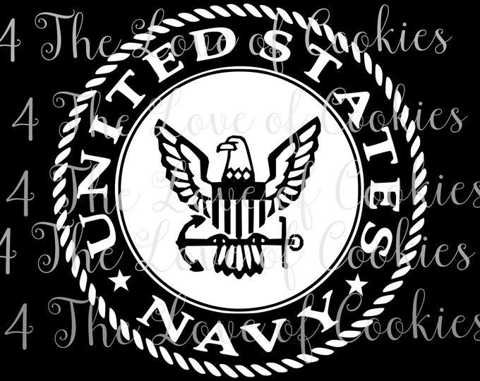 Navy Silk Screen Stencil, US NAVY Stencil, Mesh Stencils, Silk Screen Stencil, Stencil Genie ...